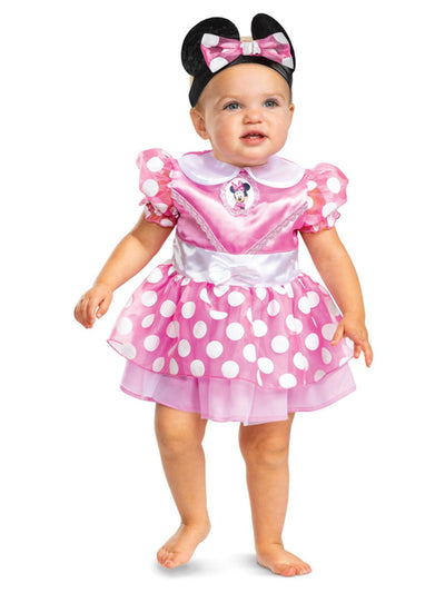 Disney Minnie Mouse Classic Costume Child Pink Dress Smiffys sm-129429 1