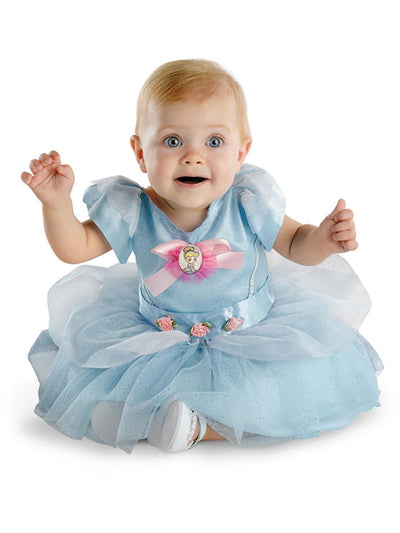 Cinderella Classic Costume Baby Blue Dress Disney Smiffys sm-129569 1