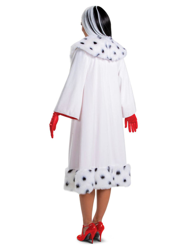 Disney Villains Cruella Classic Costume Adult Coat Gloves Smiffys sm-129769 2