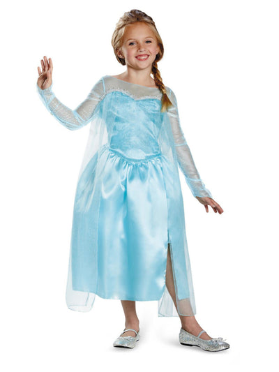 Disney Frozen Elsa Classic Costume Child Blue Dress Smiffys sm-129879 1