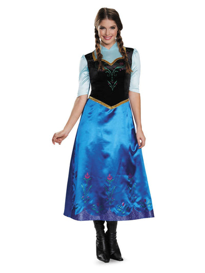 Frozen Anna Travelling Classic Costume Adult Disney Smiffys sm-129959 1