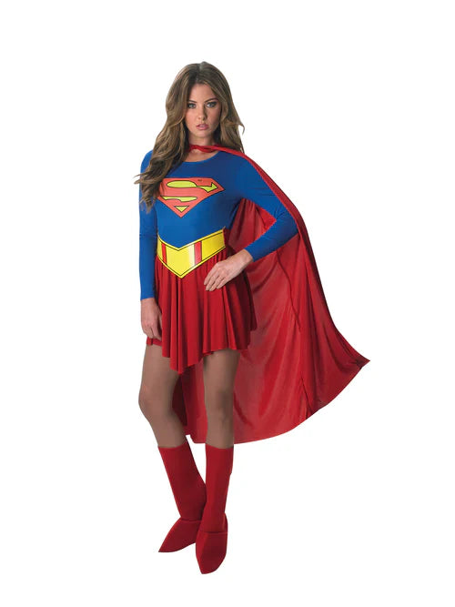 Womens Supergirl Leotard Costume 1984 Movie Version