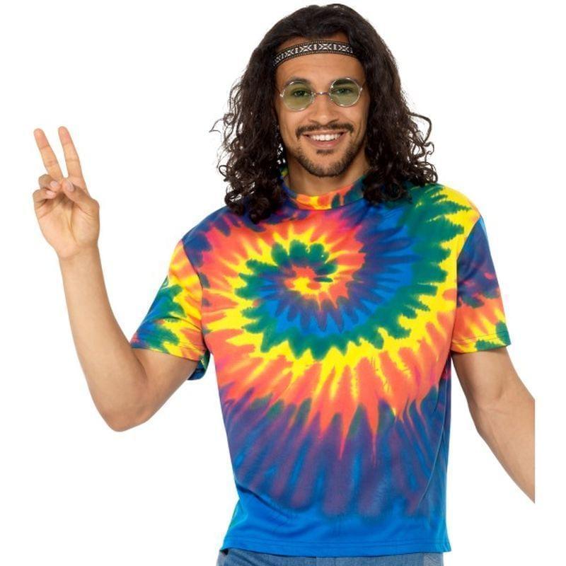 1960s Tie Dye T Shirt Adult Multi_1