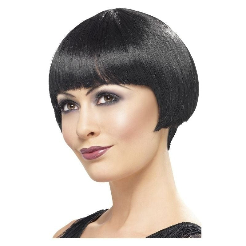 20s Flapper Bob Wig Adult Black_2