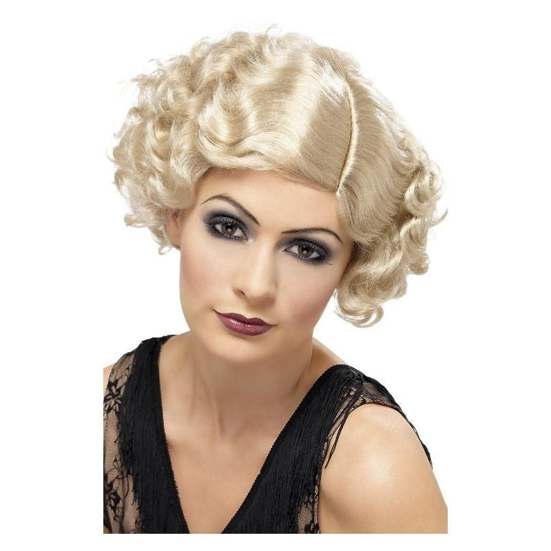 20s Flirty Flapper Wig Adult Blonde_2