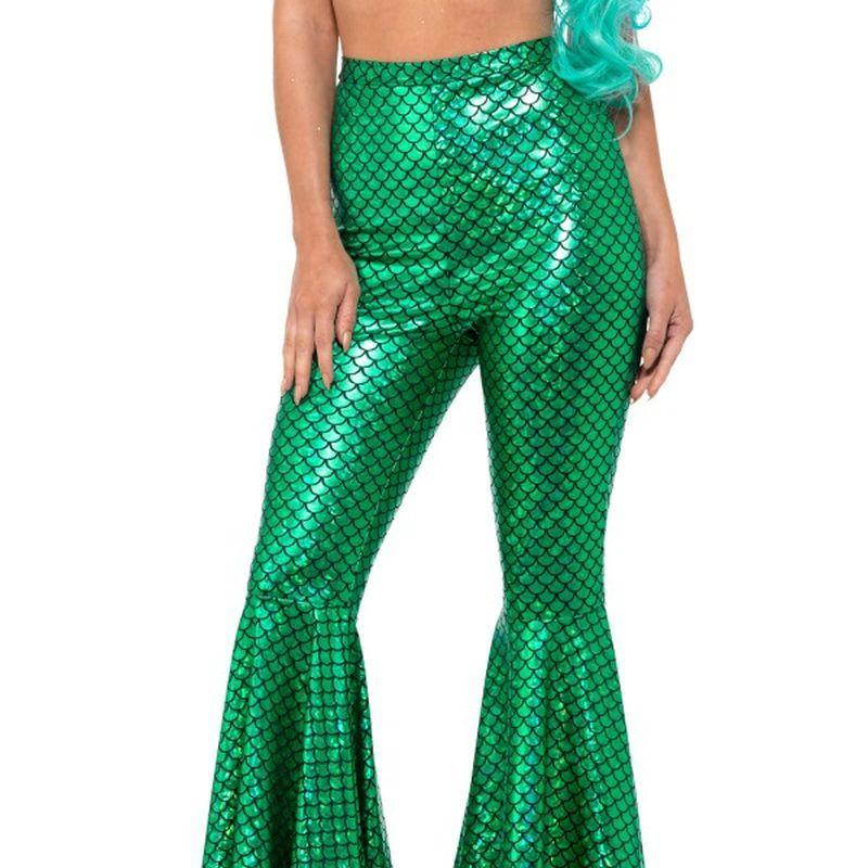 Mermaid Flared Trousers Adult Green_1 sm-21458L