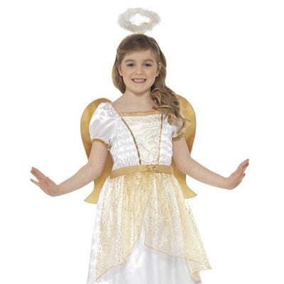 Angel Princess Costume Kids White Gold_1 sm-21811L