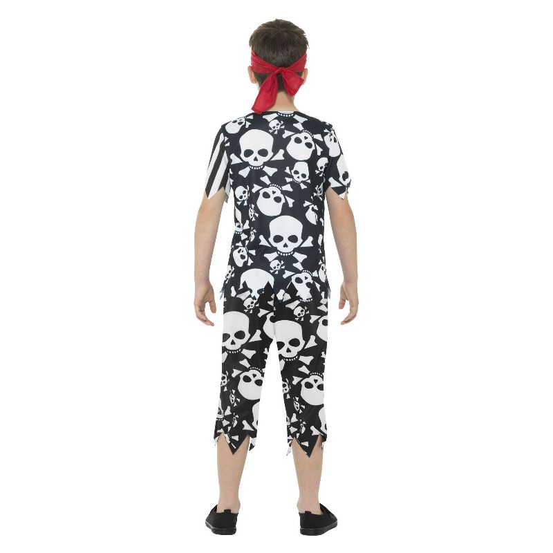 Rotten Pirate Boy Costume Black & White Child 2