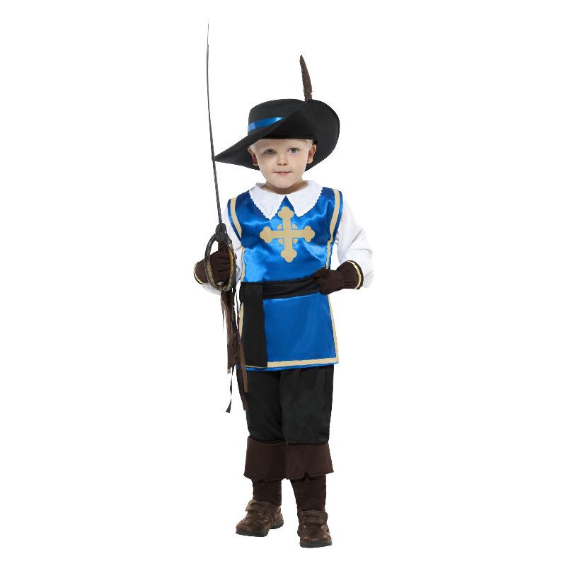 Musketeer Child Costume Blue Child 1