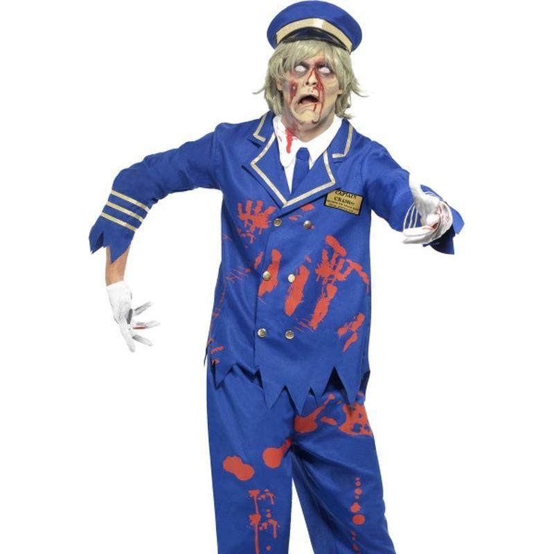 Zombie Pilot Captain Costume Adult Blue White_1 sm-23289L