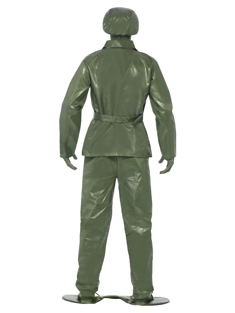 Toy Soldier Costume Adult Green 4 MAD Fancy Dress