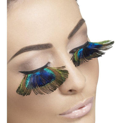 Eyelashes Peacock Feathers Adult Purple_1 sm-25431