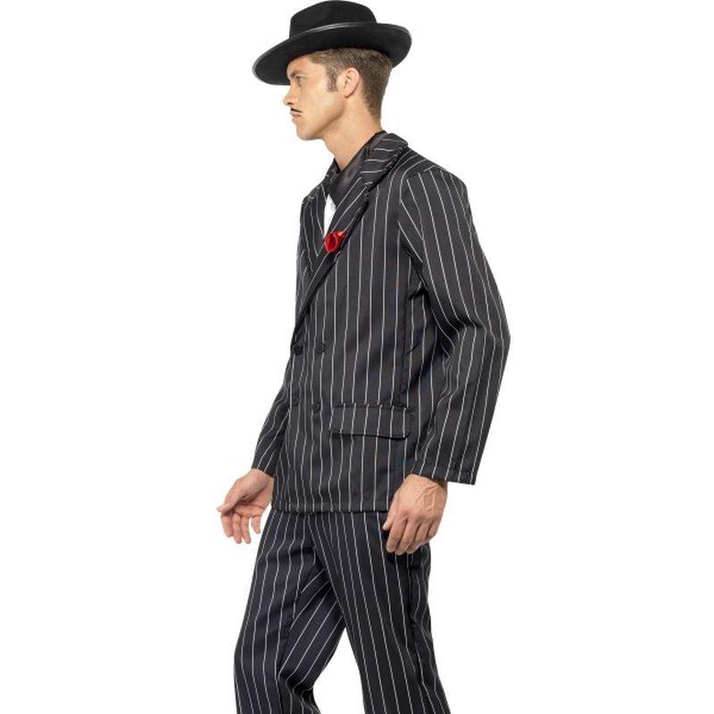 Zoot Suit Costume Male Adult Black White_3 