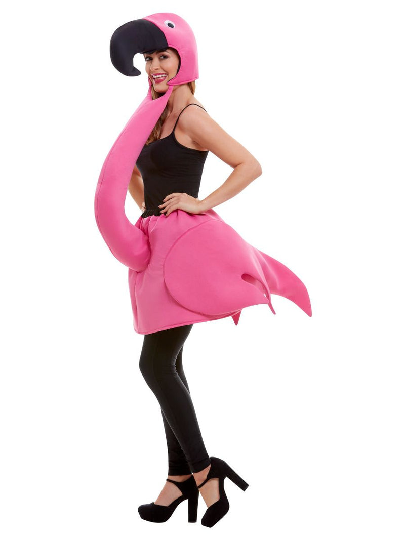 Flamingo Costume Adult Pink One Piece