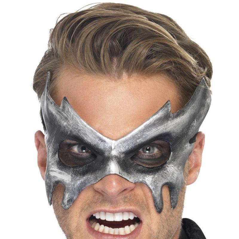 Phantom Masquerade Mask Adult Grey_1 sm-26800