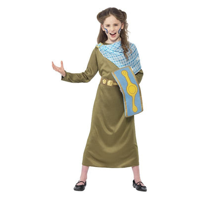 Horrible Histories Boudica Costume Green Child 1
