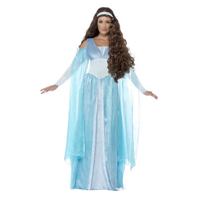 Deluxe Medieval Maiden Costume Blue Adult 1