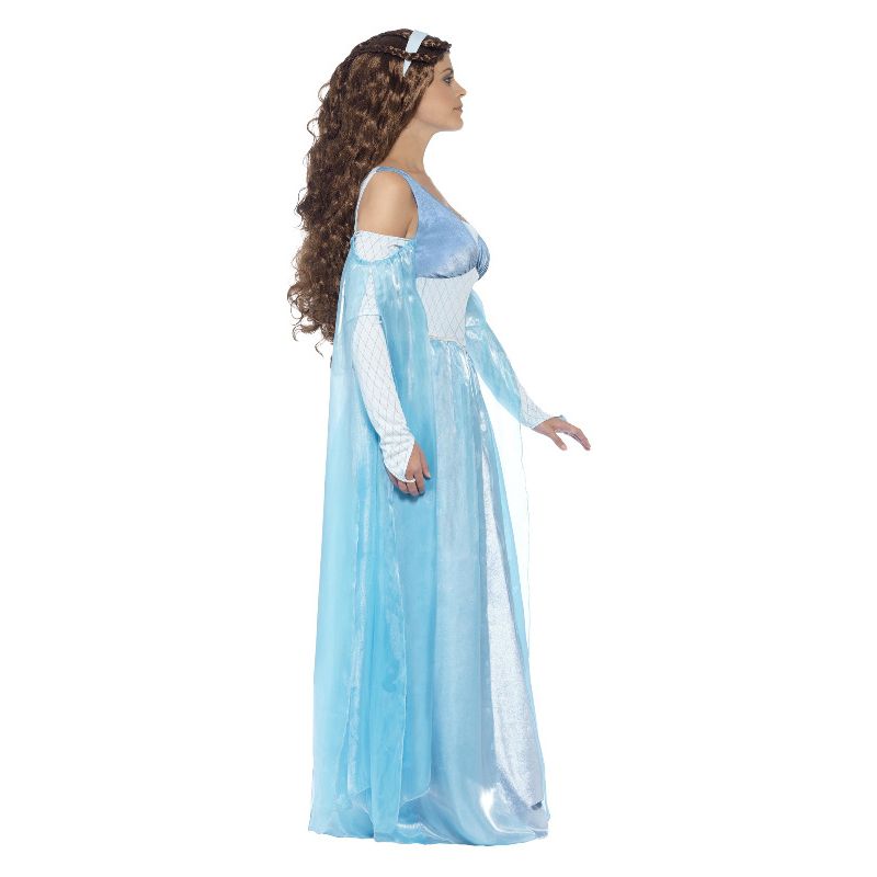 Deluxe Medieval Maiden Costume Blue Adult 3