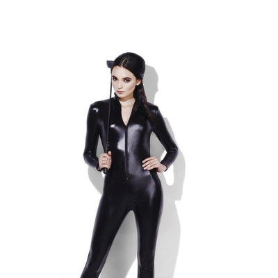 Fever Miss Whiplash Costume Adult Black_1 sm-28759m