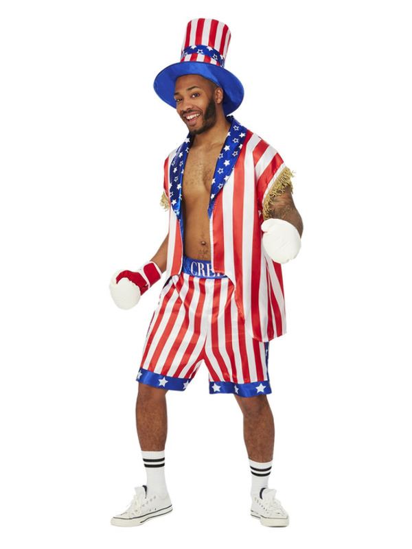 Rocky Apollo Creed Costume with Gloves