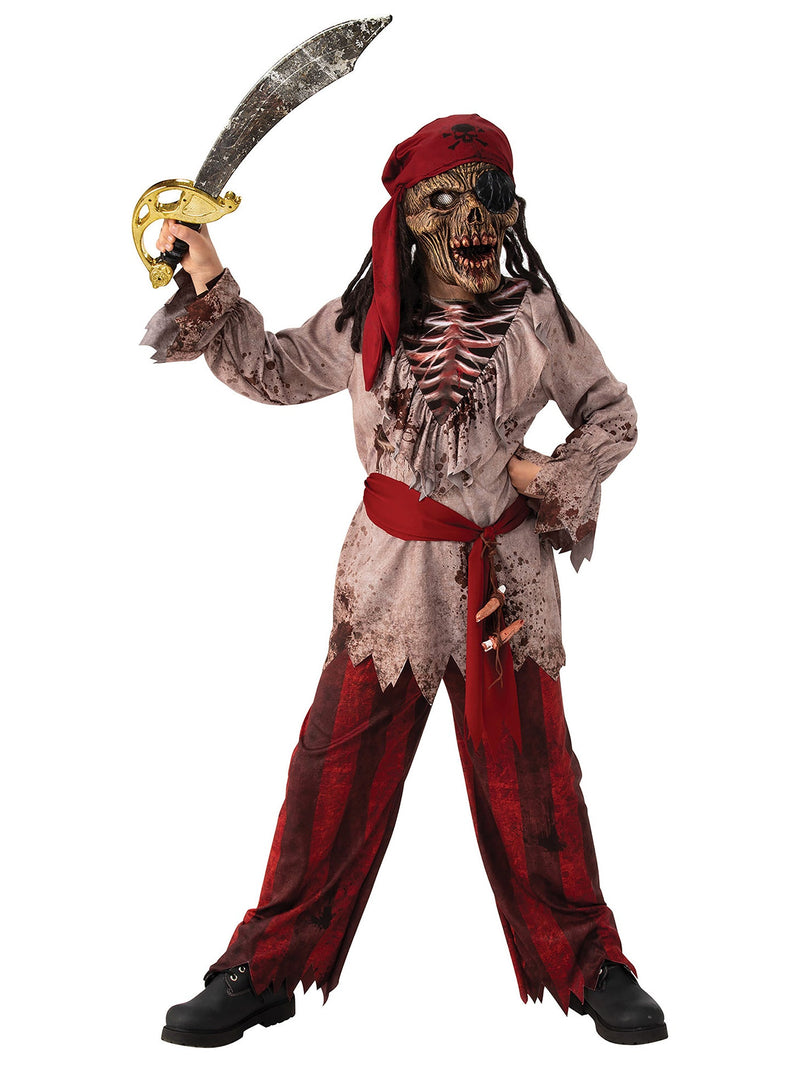 Zombie Pirate Kids Costume