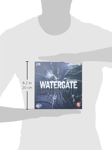 Capstone Games: Watergate, Strategy Board Game, History of Watergate Included, 2-Player Game of The Year 2019, Ages 12 and Up, 30-60 Minute Playtime, Cover Color May Vary
