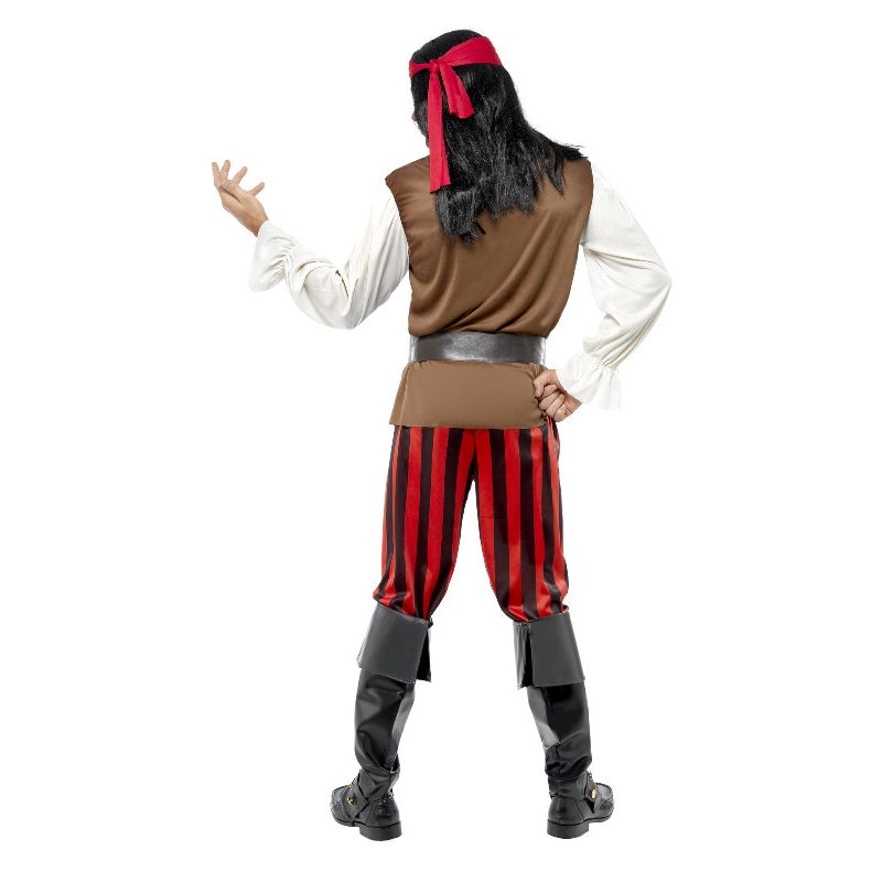 Pirate Ship Mate Costume Brown Adult 2