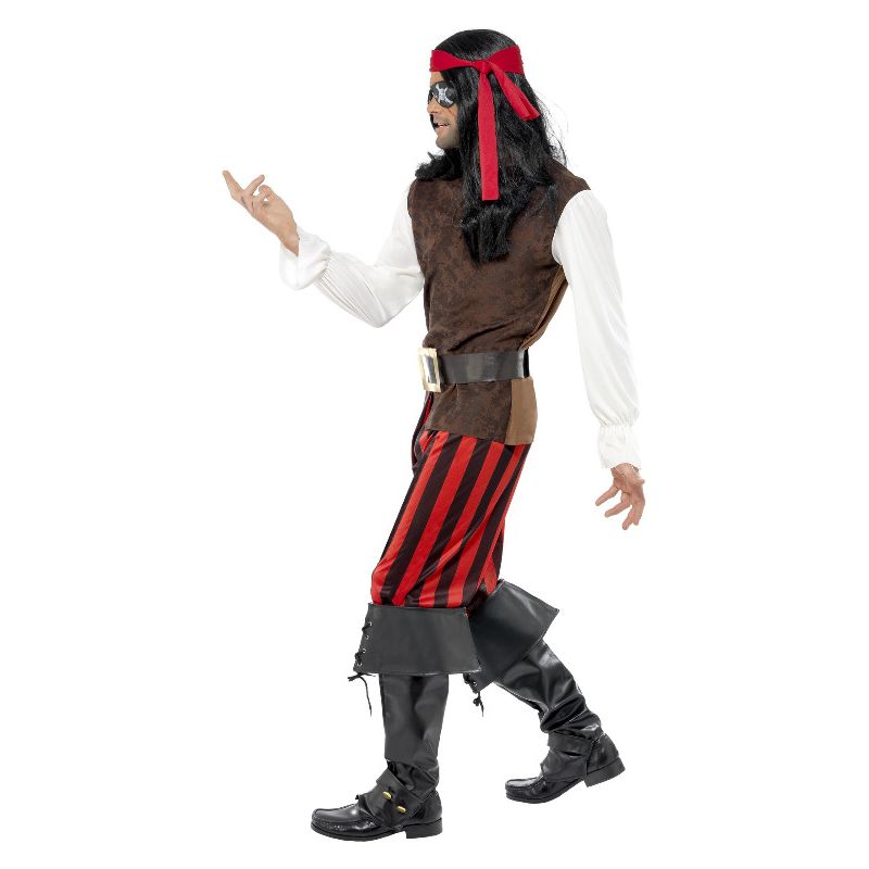 Pirate Ship Mate Costume Brown Adult 3