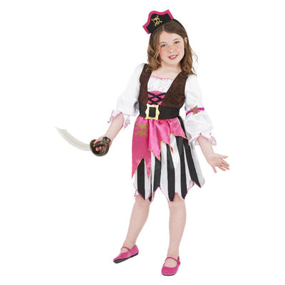 Pirate Girl Costume Pink Child 1