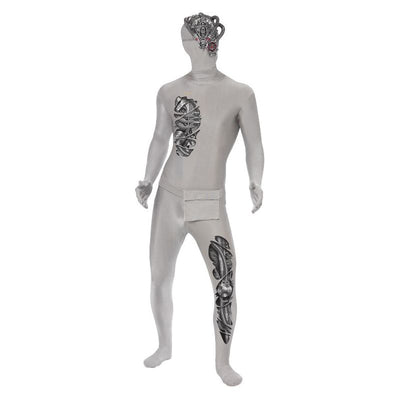 Robotic Second Skin Costume Grey Adult 1