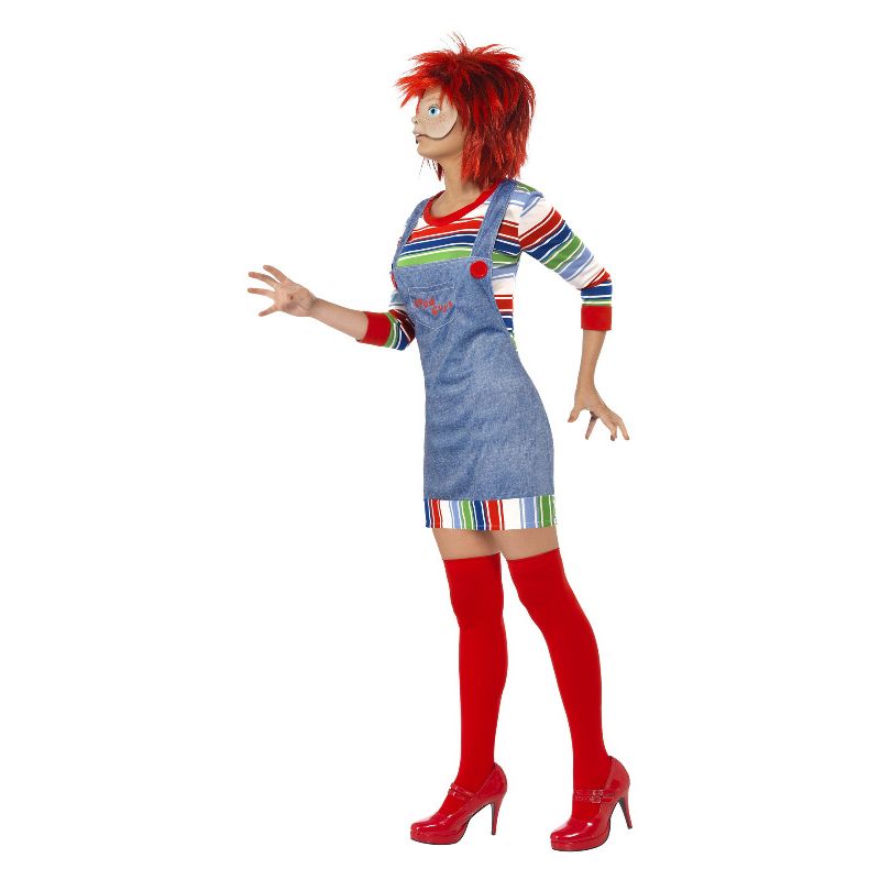 Chucky Ladies Costume Blue Adult_3 