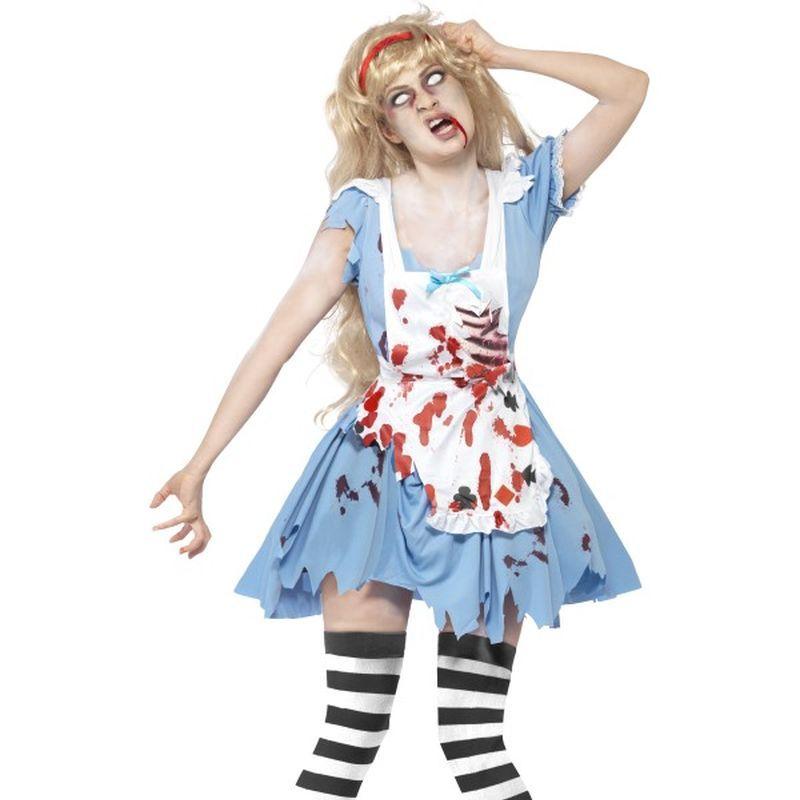 Zombie Malice Costume Adult Blue White Red_1 sm-40059M