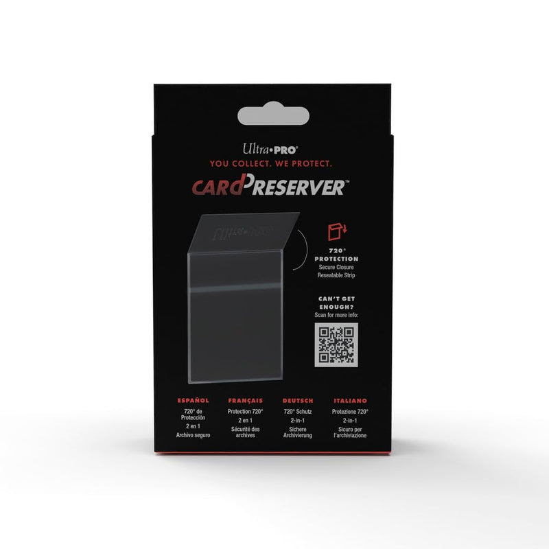 Ultra Pro CardPreserver 25-Pack Transparent Collector Trading Card Protective Sleeves - Acid-Free, PVC-Free Polypropylene, 720° Security, Easy Loading