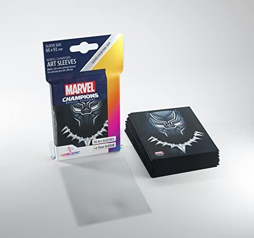 Gamegenic Marvel Champions Sleeves Marvel Black, GGS15013ML