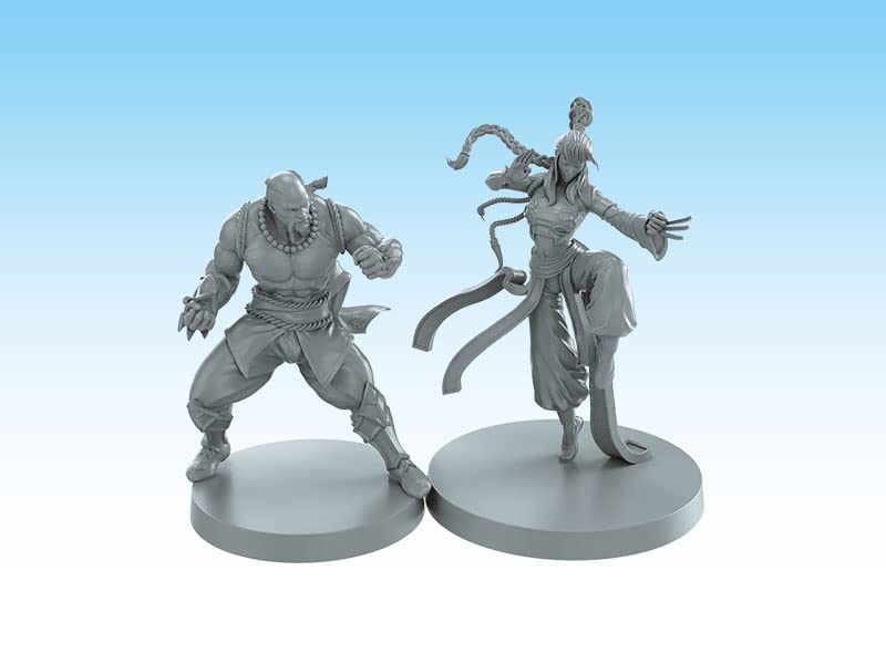 Sword & Sorcery: Genrju & Shakiko Hero Pack - White/Black Monk