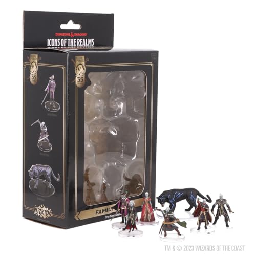 WizKids D&D The Legend of Drizzt 35th Anniversary - Family & Foes Boxed Set Dungeons and Dragons Miniatures