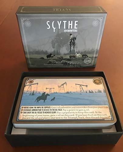 Stonemaier Games: Scythe Encounters Expansion | Add to Scythe (Base Game) | 32 New Encounter Cards | Ages 14+, 1-5 Players, 115 Mins