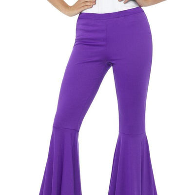 Flared Trousers Ladies Adult Purple_1 sm-43076ml