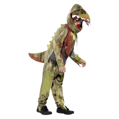 Deluxe Deathly Dinosaur Costume Green Child_1 sm-44294L