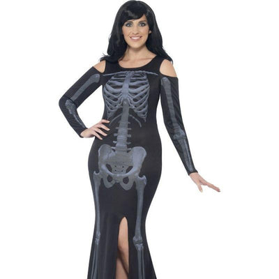 Curves Skeleton Costume Adult Black_1 sm-44336L