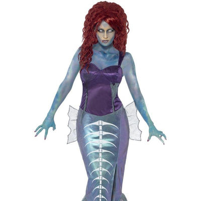 Zombie Mermaid Costume Adult Purple_1 sm-44359M