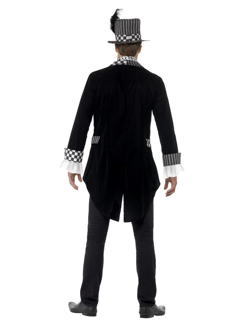 Dark Hatter Costume Adult Black Checkered