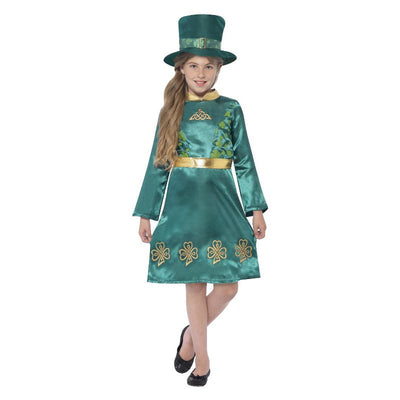 Leprechaun Girl Costume Green Child 1