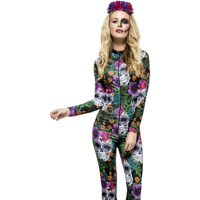 Fever Day Of The Dead Costume Adult_1 sm-44536M