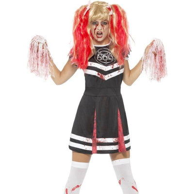 Satanic Cheerleader Costume Adult Black_1 sm-45121m