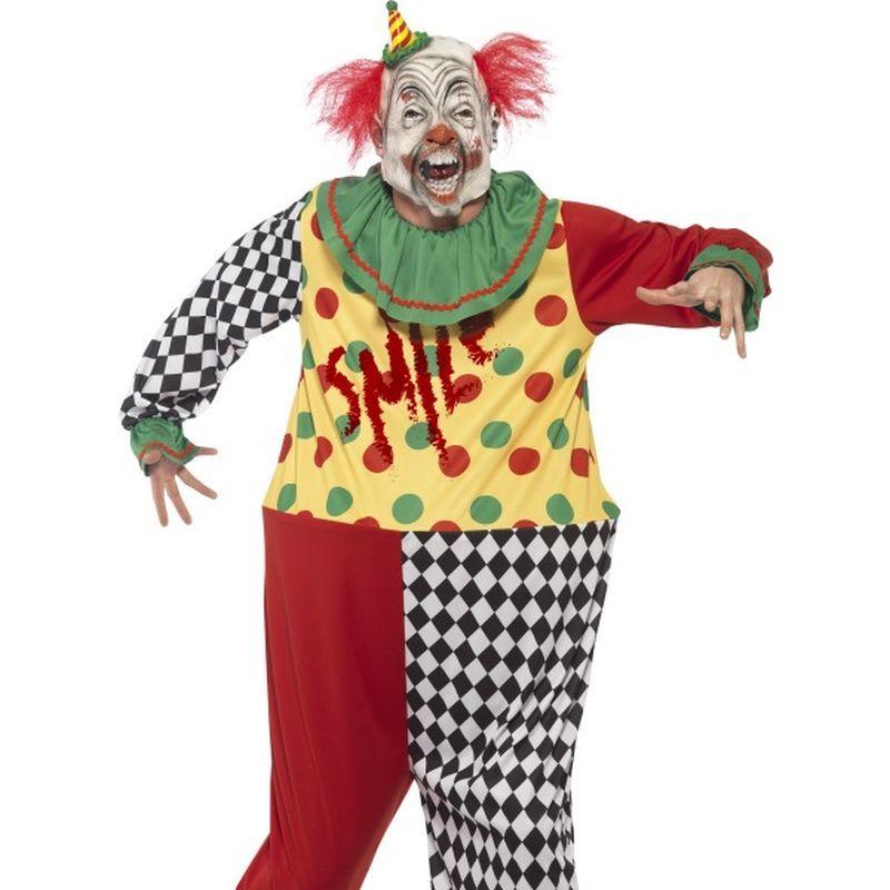Sinister Clown Costume Adult Black_1 sm-45200L