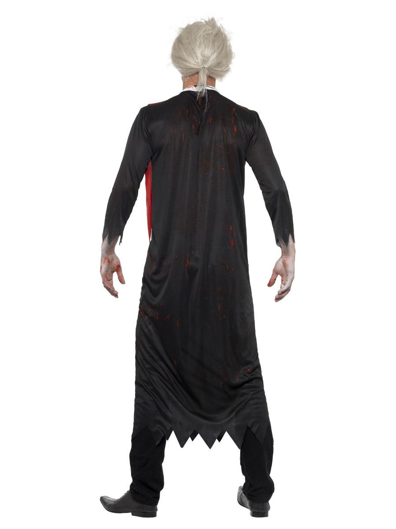 Zombie High Priest Mens Costume Black Red_4 