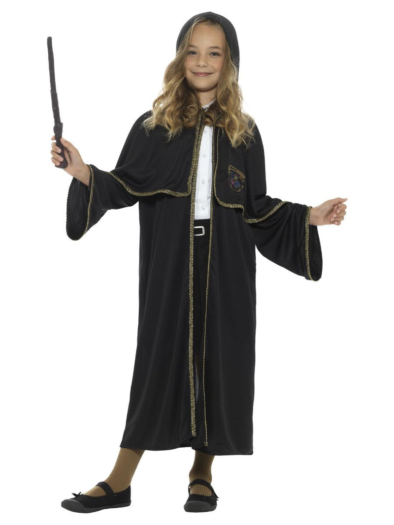 Wizard Cloak Kids Black with Gold_6 