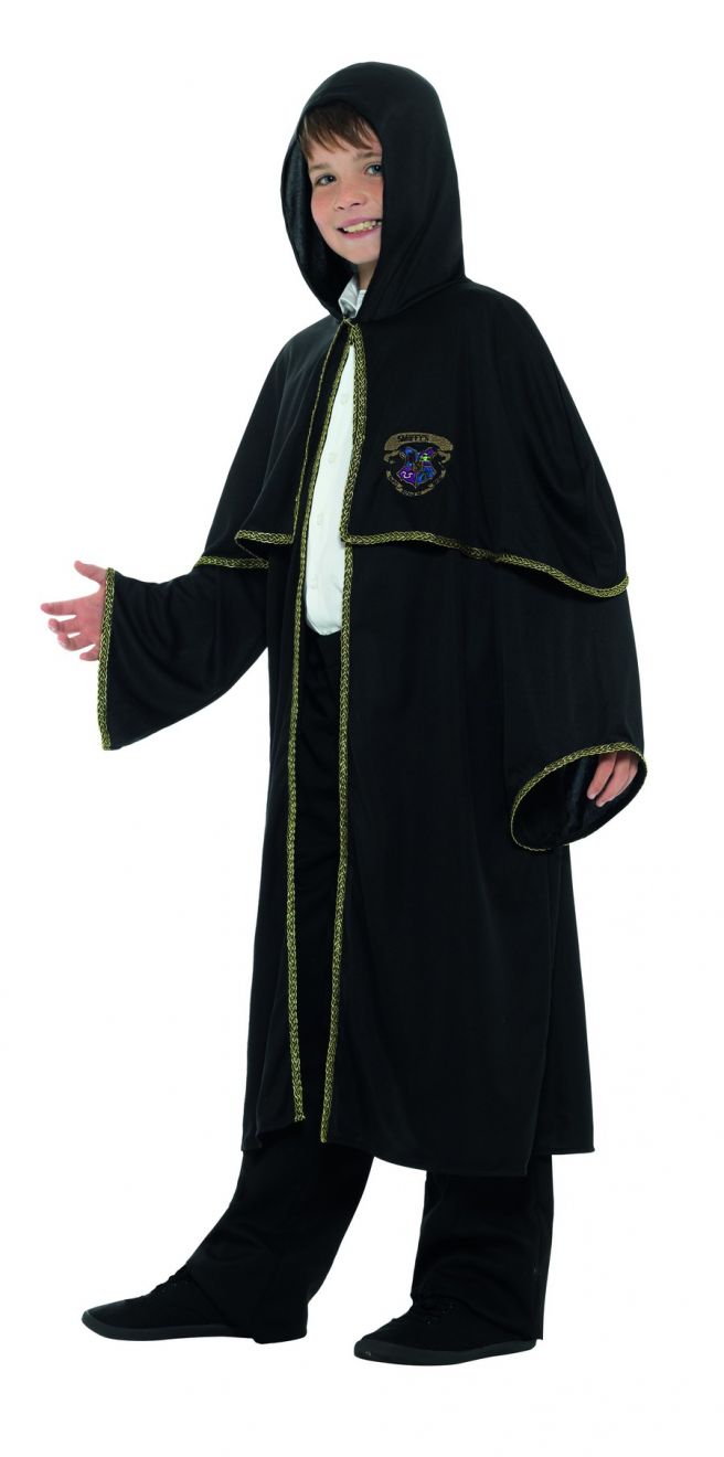 Wizard Cloak Kids Black with Gold_7 