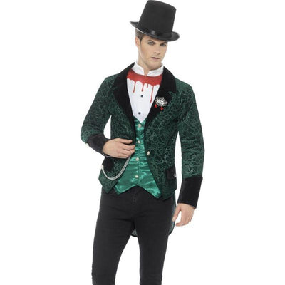 Deluxe Victorian Vampire Costume Adult Green_1 sm-46840l
